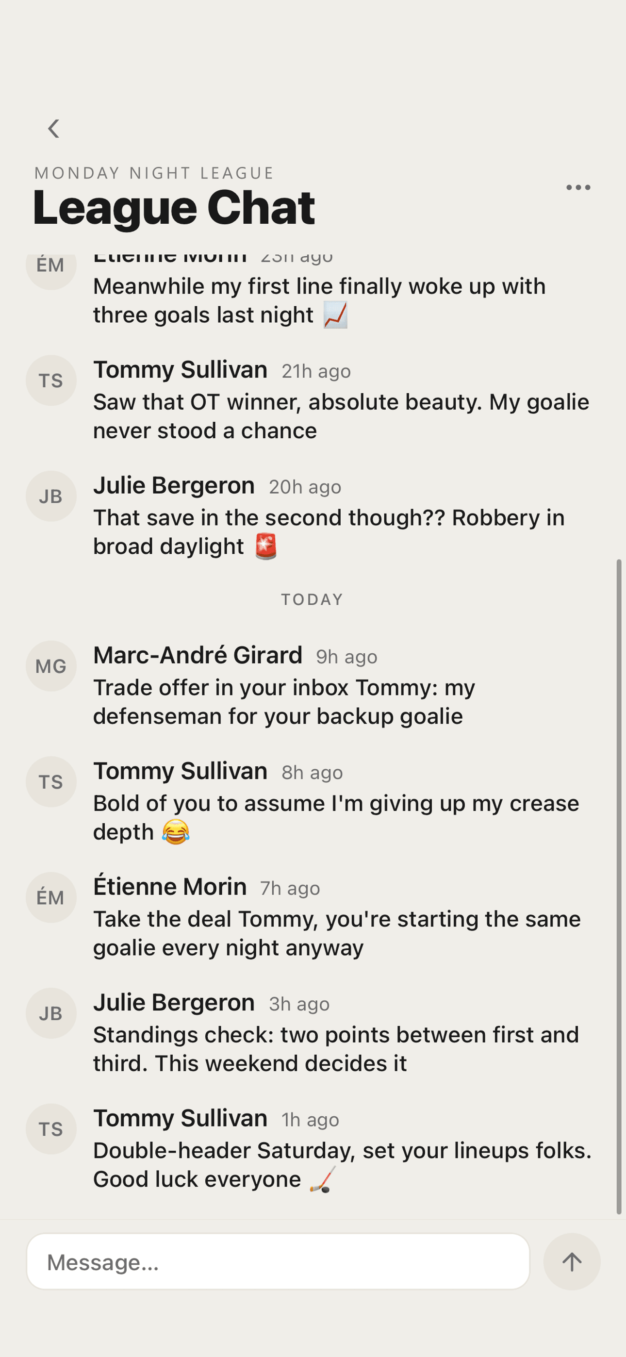 Keep your whole league connected
